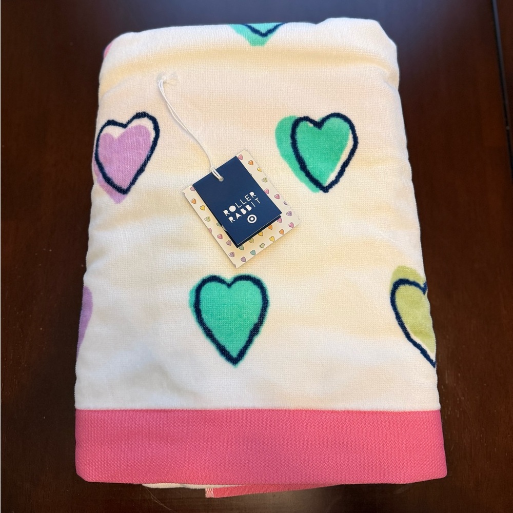 Roller Rabbit x Target Heart Beach Towel